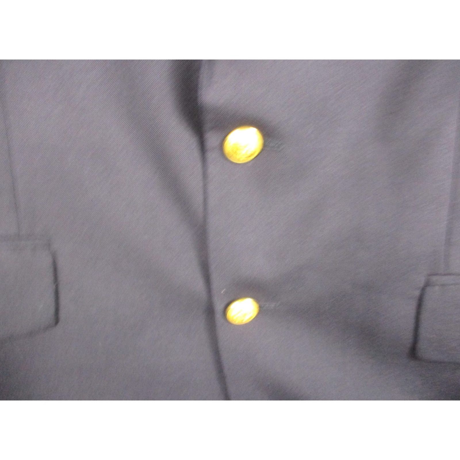 Ralph Lauren VINTAGE Ralph Lauren Polo University Club Blazer Mens 46 Navy Wool 90s Jacket Single-Breasted Size US XXL / EU 58 / 5 - 2 Thumbnail