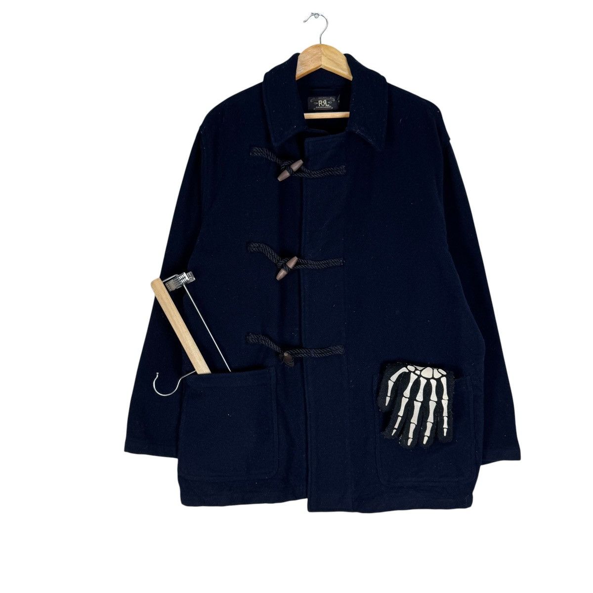 RRL Ralph Lauren 🔥RRL RALPH LAUREN DUFFLE COAT WOOL JACKET Size US M / EU 48-50 / 2 - 1 Thumbnail