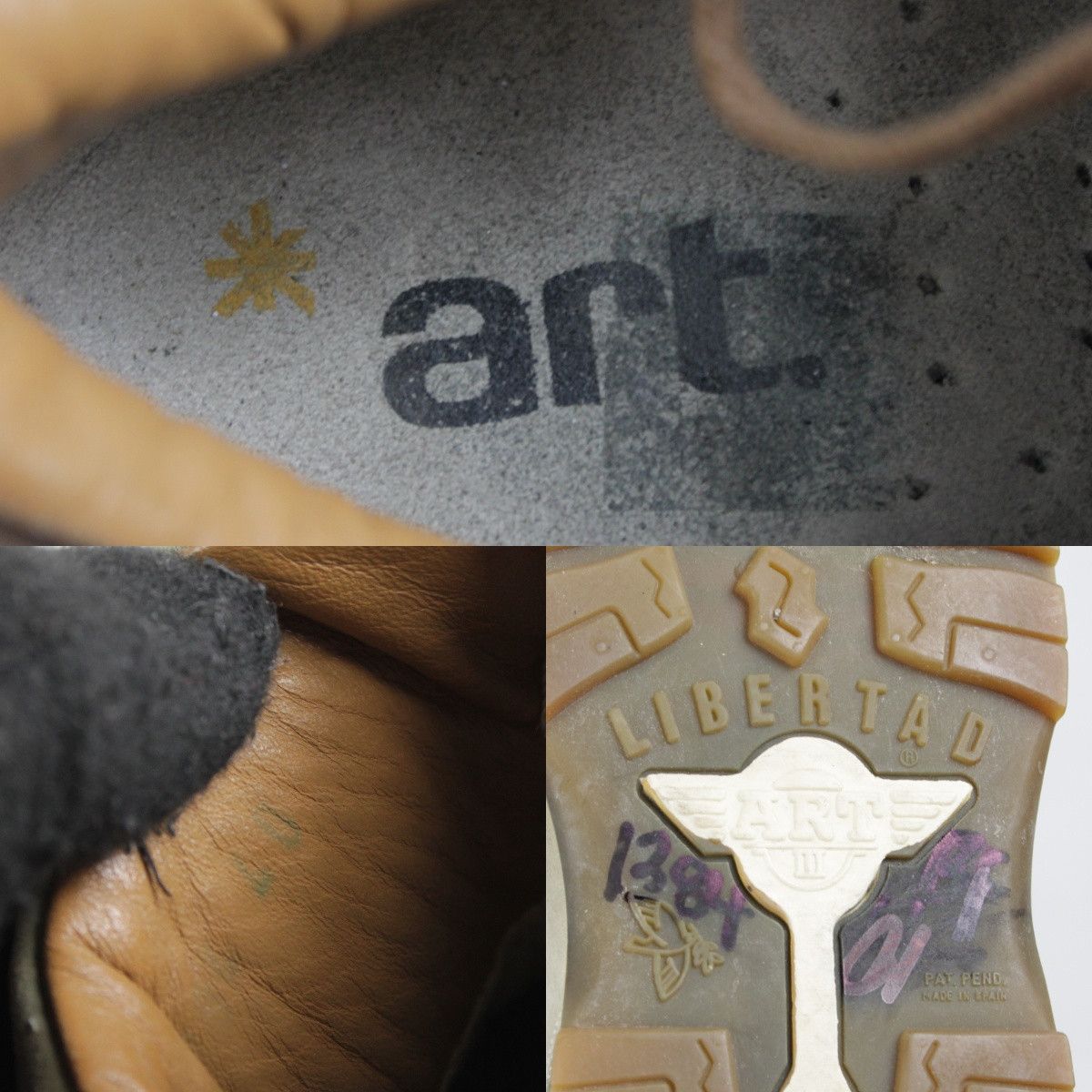 Japanese Brand The Art Company 00S Libertad Massive Rock Boots Y2K Vintage Size US 7 / EU 40 - 11 Thumbnail