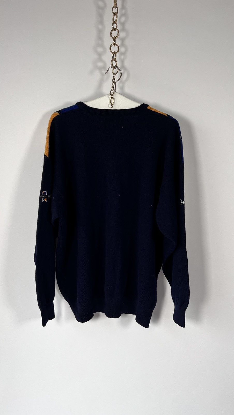 Pringle Of Scotland PRINGLE SPORTS Scotland Navy blue wool sweater XXL Size US XXL / EU 58 / 5 - 3 Thumbnail