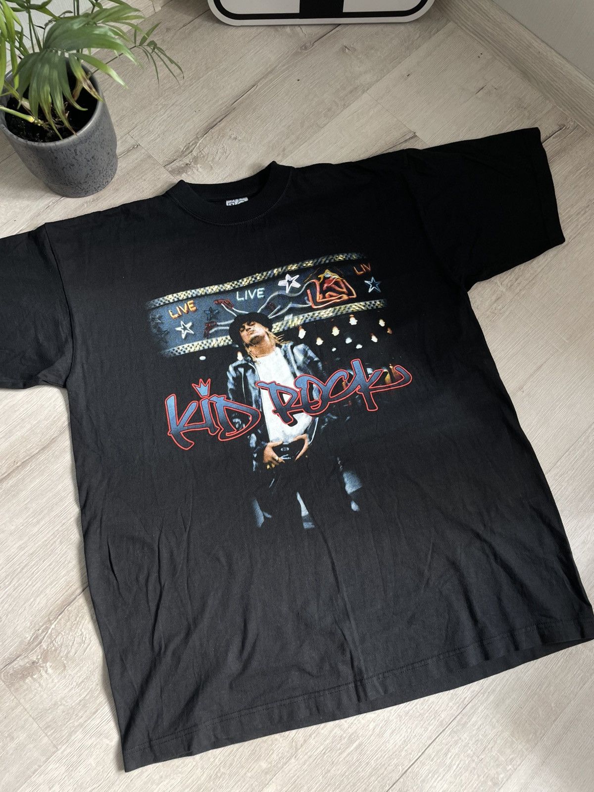Band Tees Vintage 1999 Kid Rock Live T-shirt Records Metallica Band Size US XL / EU 56 / 4 - 4 Thumbnail