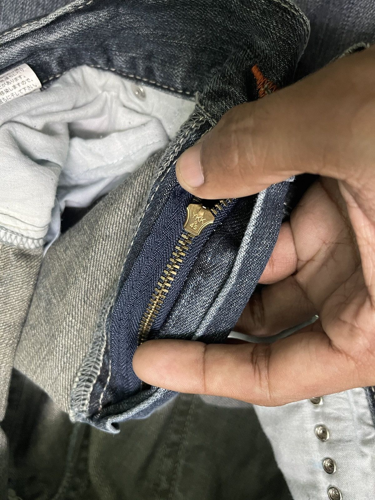 If Six Was Nine 2000s CHROME HEARTS INSPIRED JAPANESEBRAND STUDDED PANT Size US 35 - 11 Thumbnail