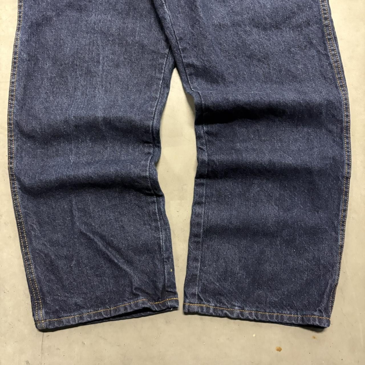 Dickies Crazy Vintage Y2K/2000s Baggy Dickies Dark Blue Wash Workwear Style Streetwear Denim Jeans! Size US 38 / EU 54 - 5 Thumbnail