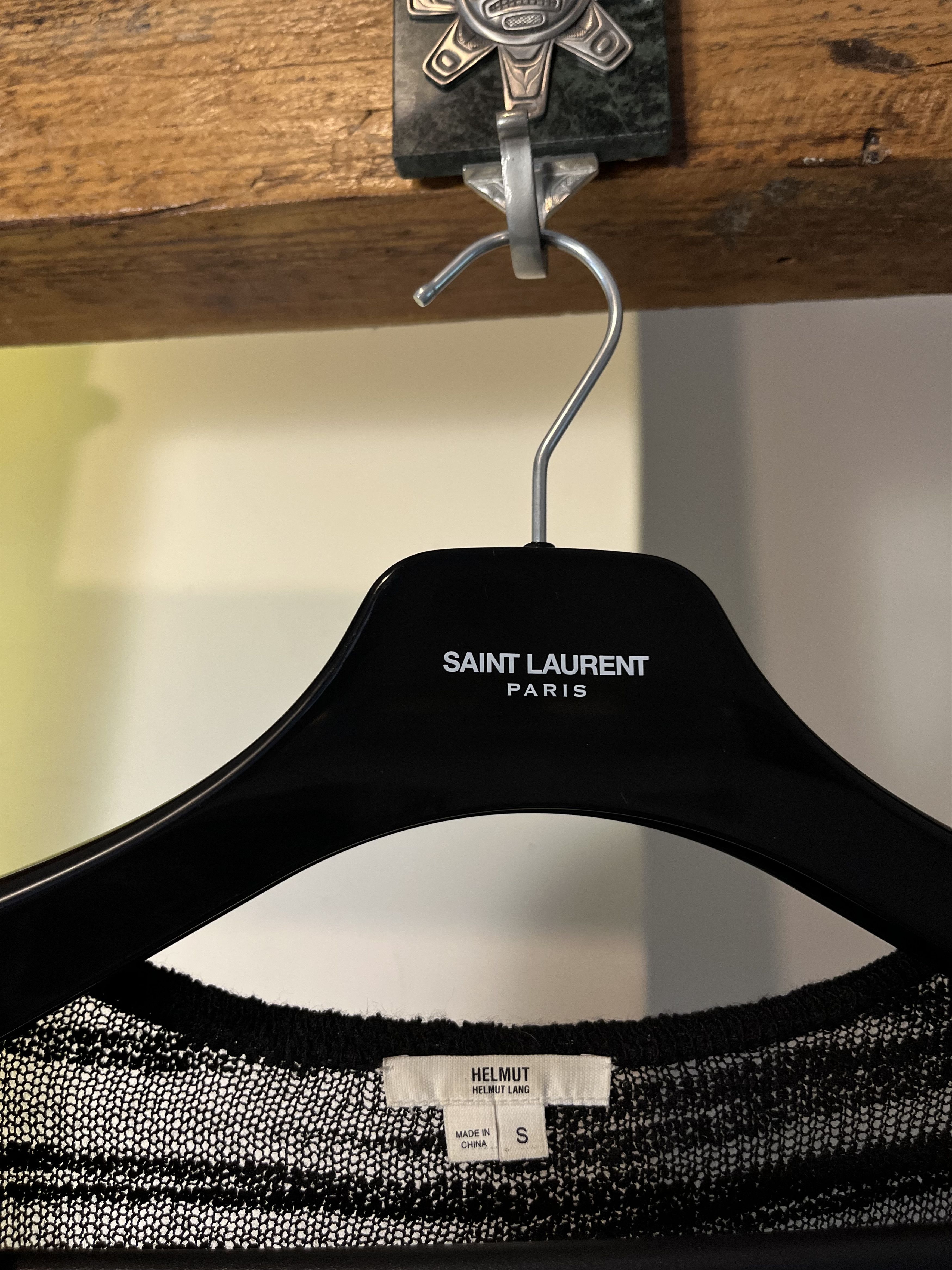 Helmut Lang Helmut Lang A symmetric Angora Rabbit Hair Mesh Longsleeve Size US S / EU 44-46 / 1 - 3 Thumbnail