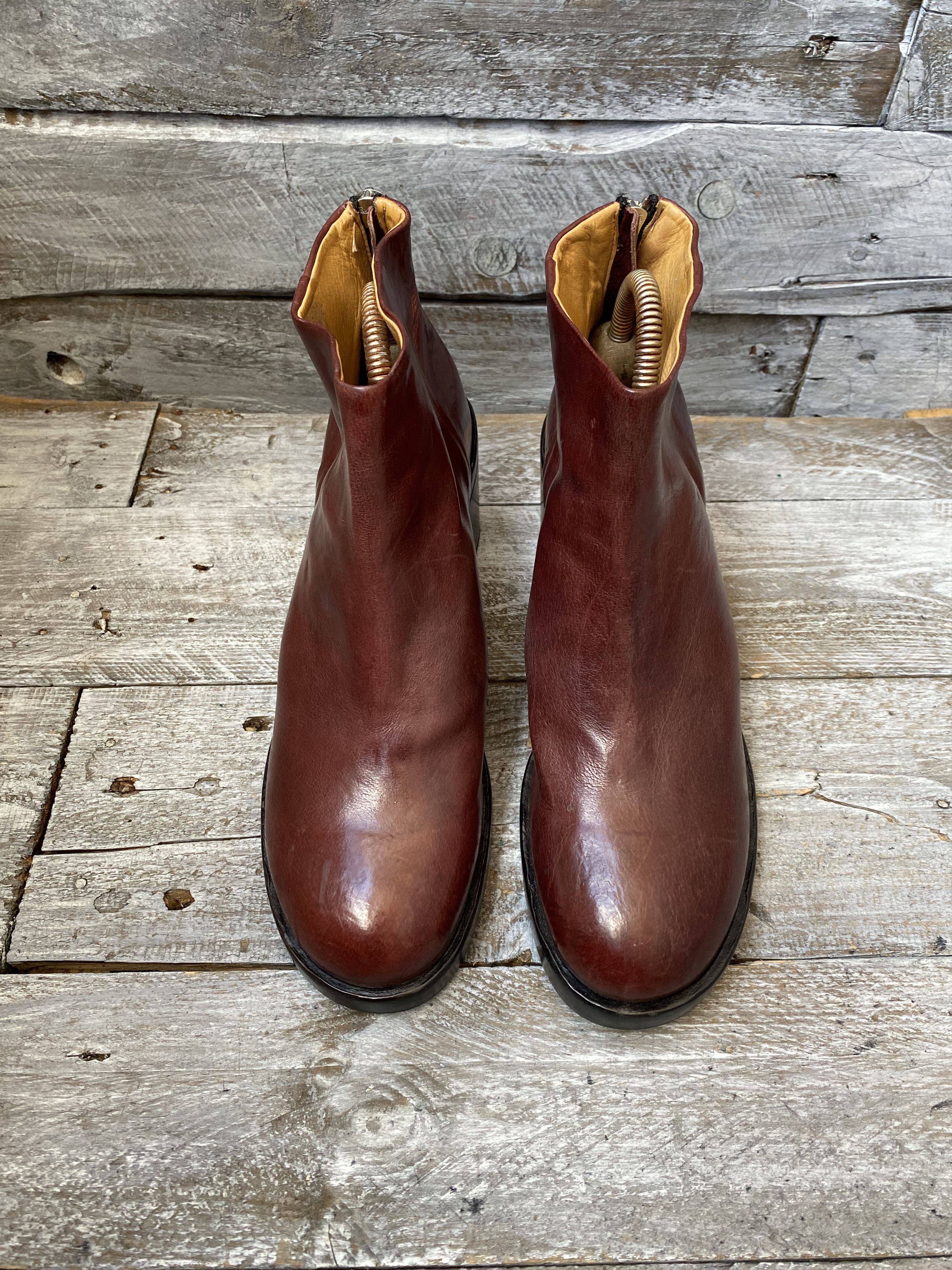 Guidi × Officine Creative Officine CreativeX guidi burgundy leather boots sz 39 Size US 8.5 / IT 38.5 - 2 Thumbnail