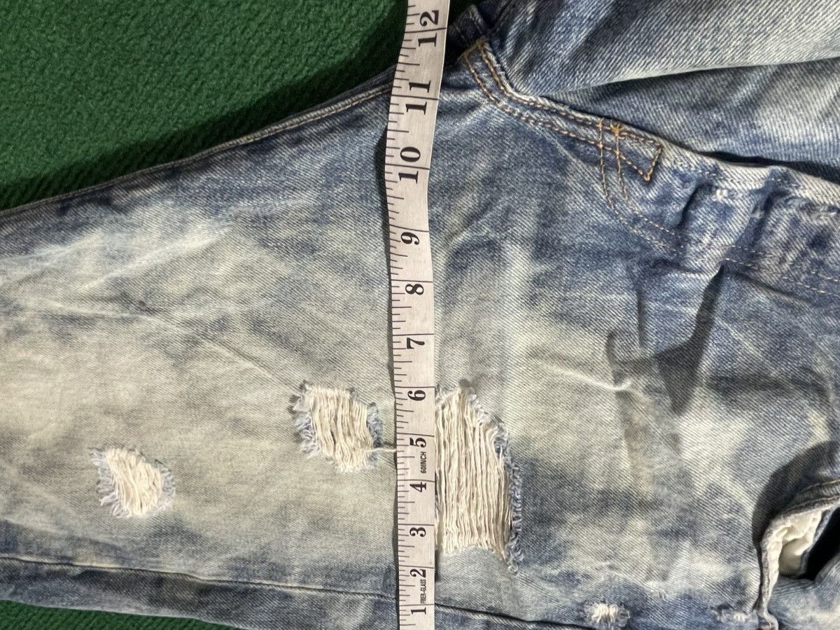 Levi's Levis 501 Distressed Bleached Jeans Size US 33 - 14 Thumbnail