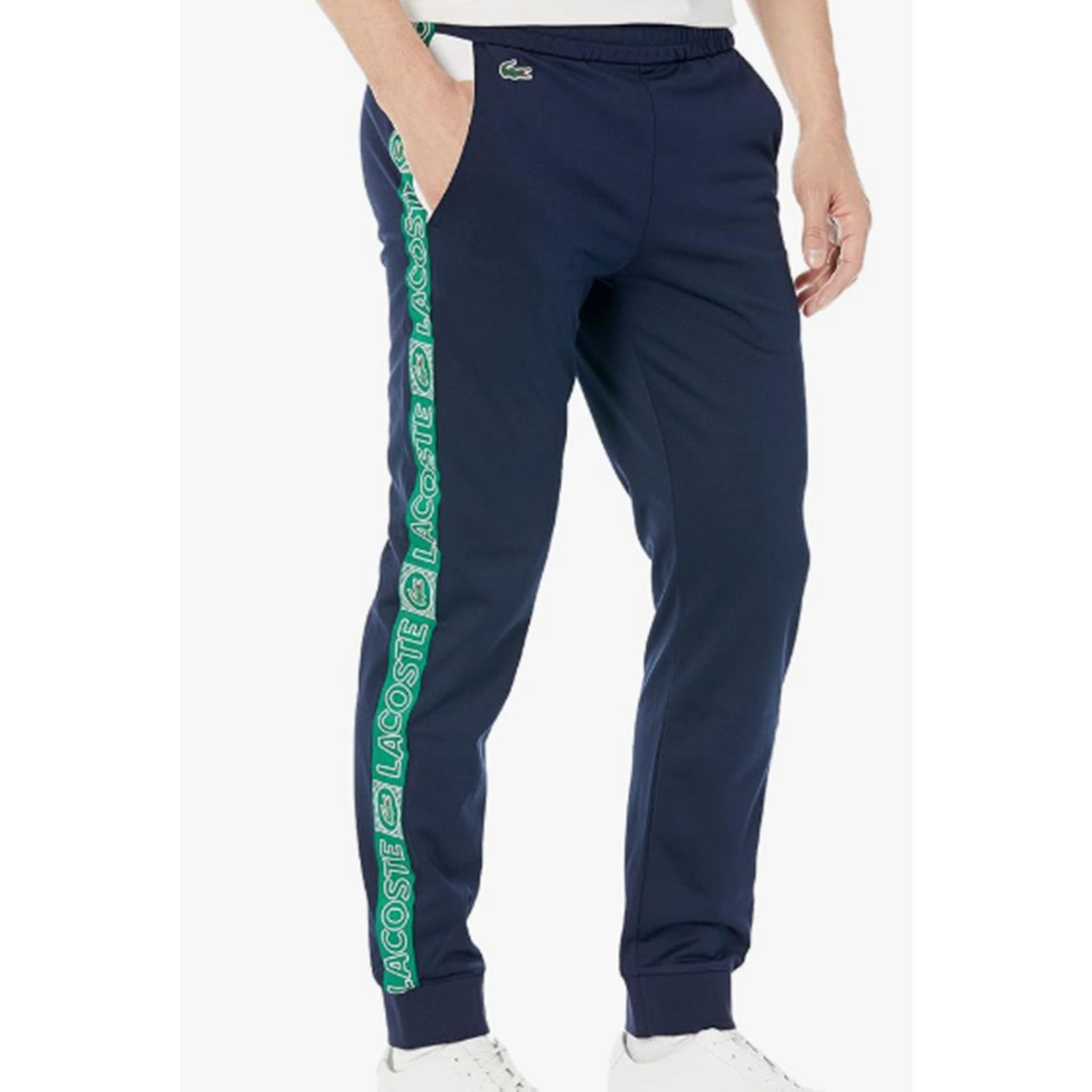 Lacoste Lacoste Men's Print Taping Jogger Navy Blue/White/Summer 3XL Size US 38 / EU 54 - 1 Thumbnail
