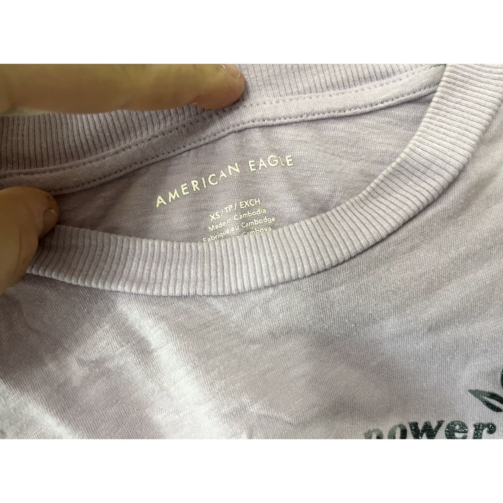 American Eagle Outfitters VINTAGE American Eagle Outfitters CROPPED T-SHIRT Womens XS Purple Butterfly Pattern Short Sleeve Crew Neck 90s Style Mens Womens Girls? Size XS / US 0-2 / IT 36-38 - 4 Thumbnail