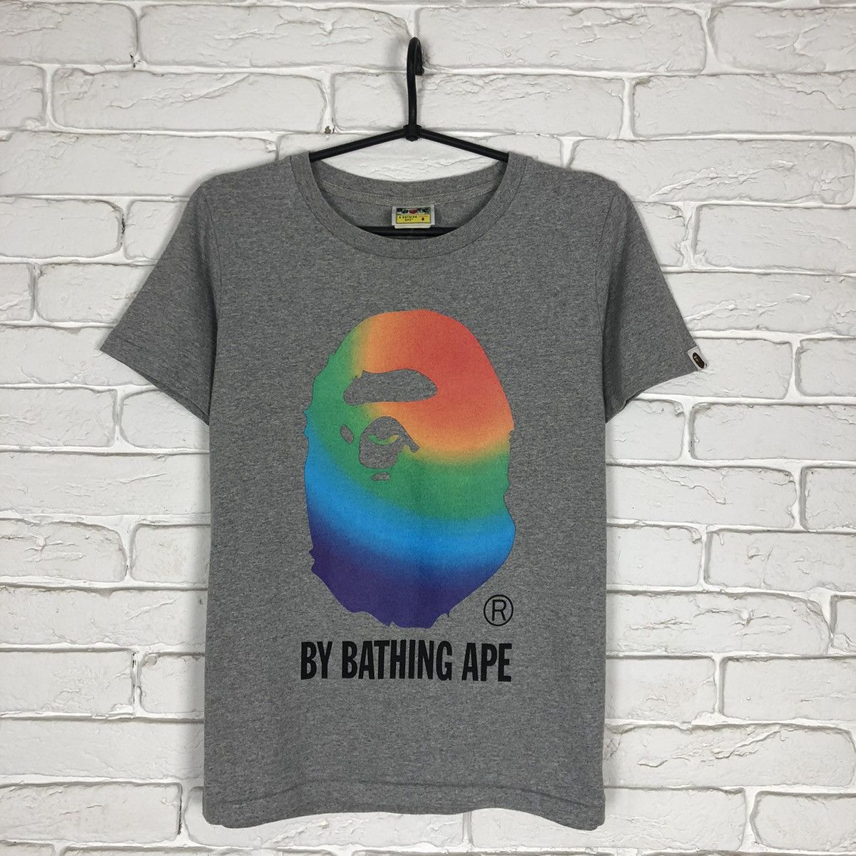 Bape Bape A Bathing Ape gradient women’s tee t shirt Size S / US 4 / IT 40 - 1 Thumbnail