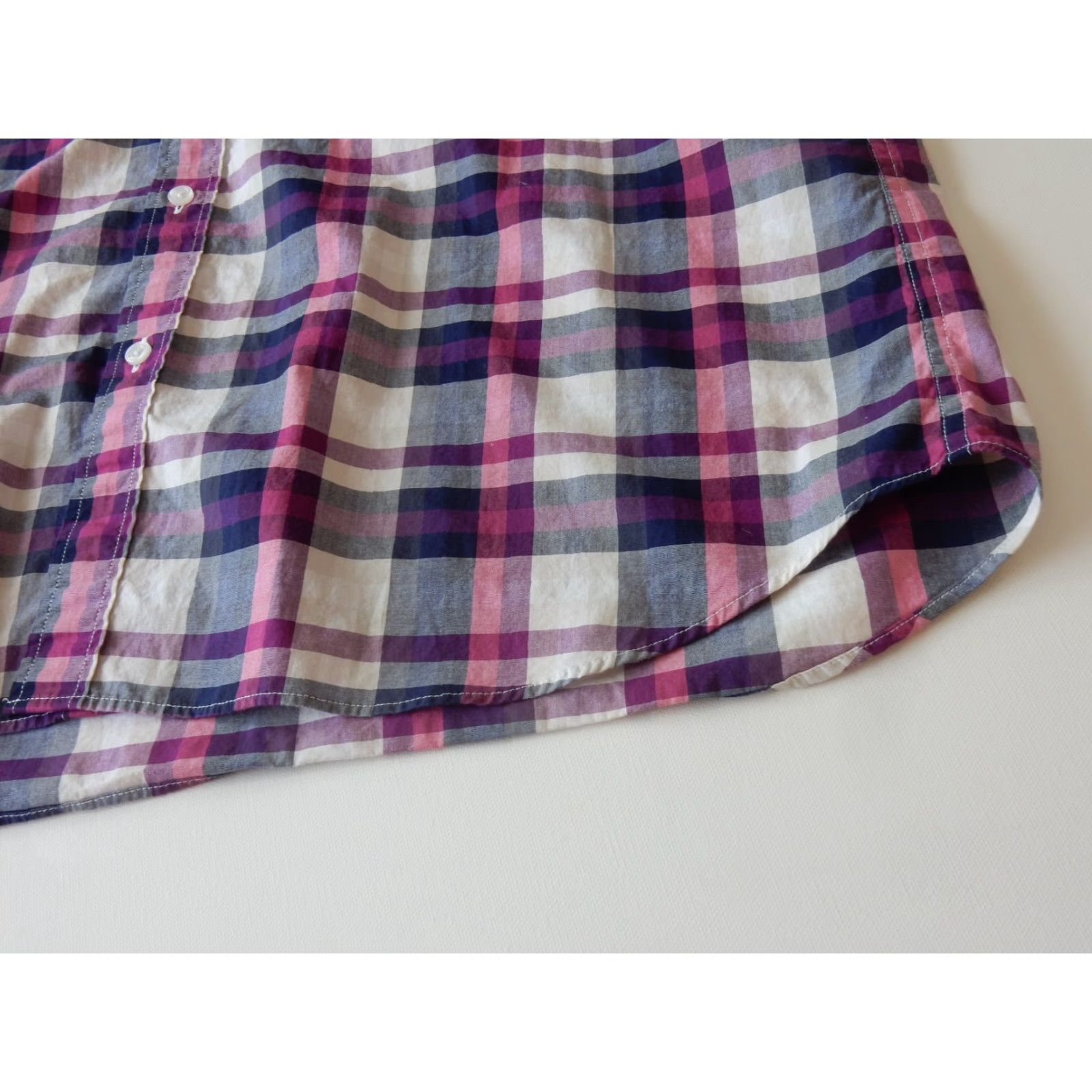 J.Crew J.CREW Shirt Men Button-Up XXL Plaid Pink Long Sleeve Front Button Size US XXL / EU 58 / 5 - 2 Thumbnail