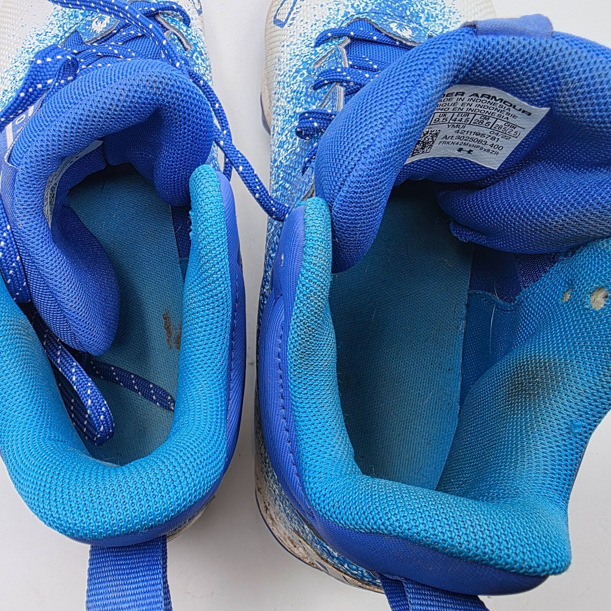 Under Armour Under Armour Spotlight Franchise 2.0 Mens Size 10.5 Blue Whi Size US 10.5 / EU 43-44 - 9 Thumbnail