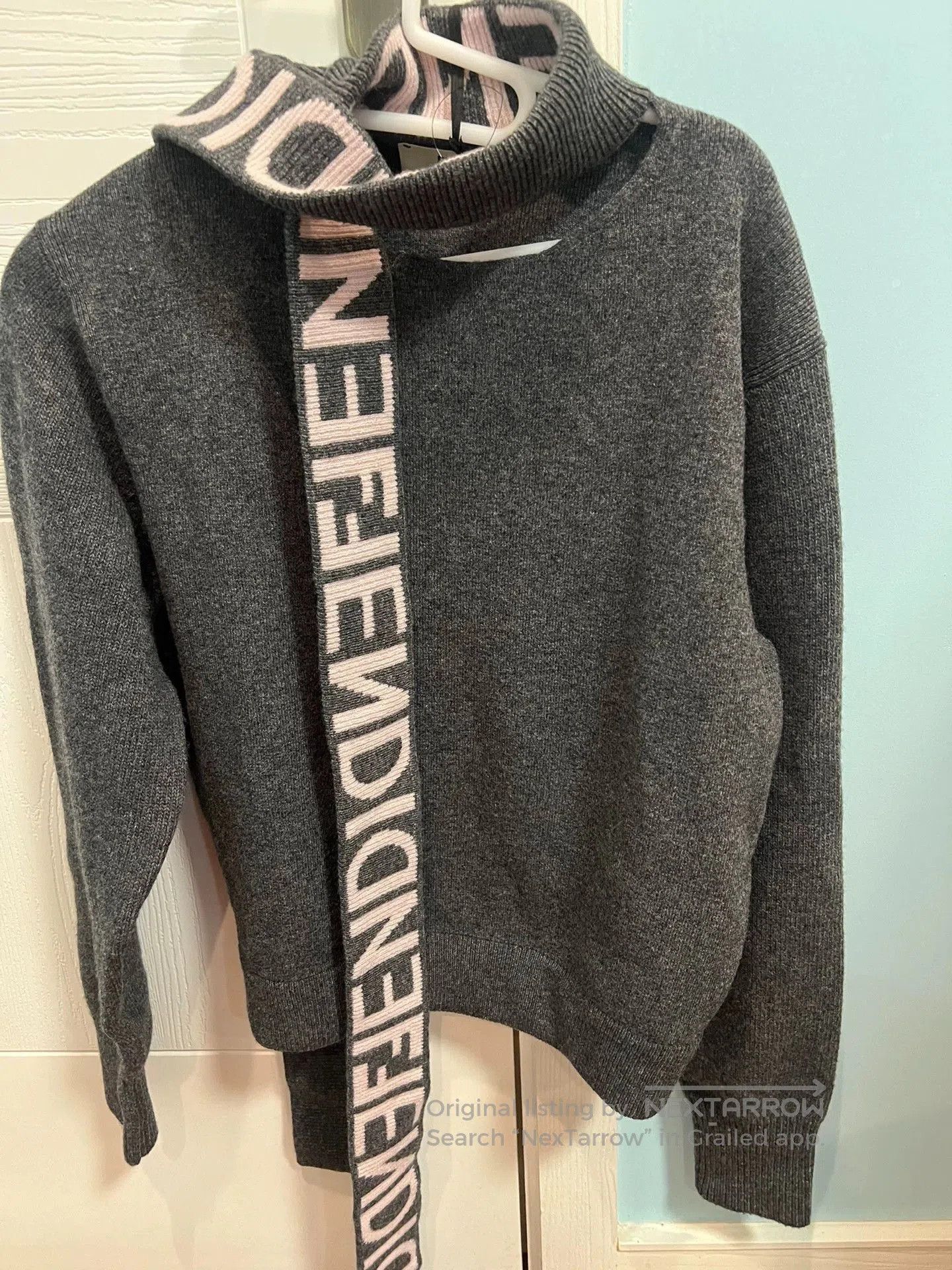 Fendi fendi cashmere wool knit sweater unisex. Size US M / EU 48-50 / 2 - 3 Thumbnail