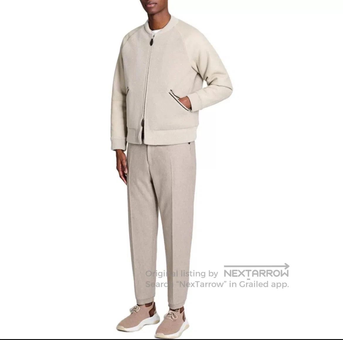 Berluti BERLUTI FW23 Paneled Zip Casual Jacket. Size US L / EU 52-54 / 3 - 7 Thumbnail