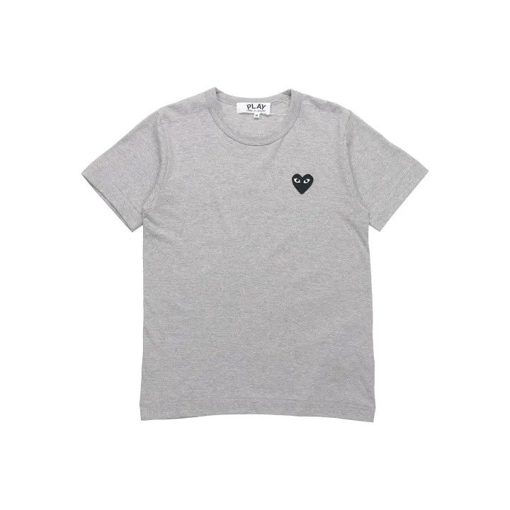 Comme des Garcons Comme des Garçons Play Gray Heart Tee 0079 Size L / US 10 / IT 46 - 1 Thumbnail