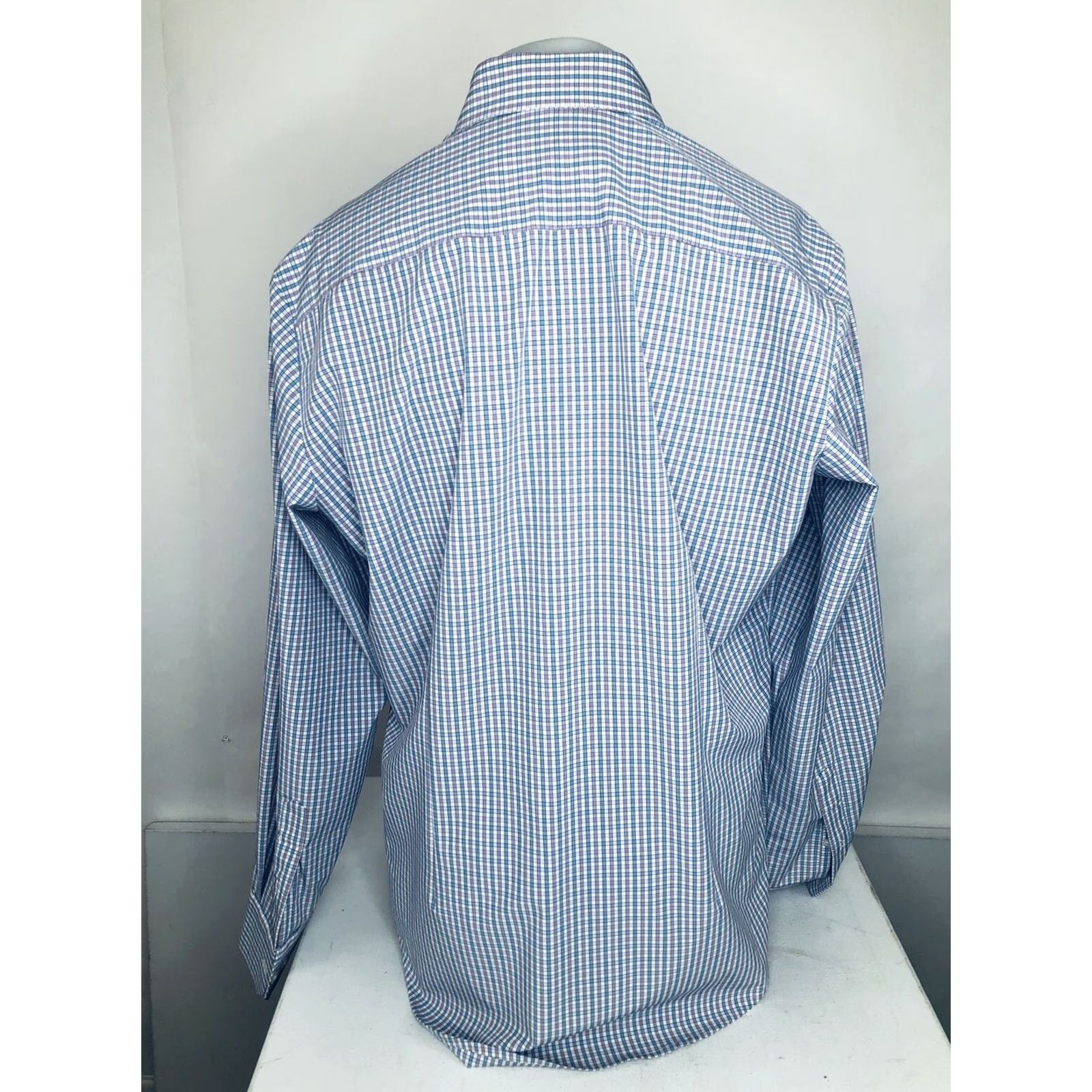 Mizzen+Main MIZZEN+MAIN Plaid Button-Up XL Long Sleeve Shirt Mens Slim Trim Fit EXCELLENT Size US XL / EU 56 / 4 - 4 Thumbnail
