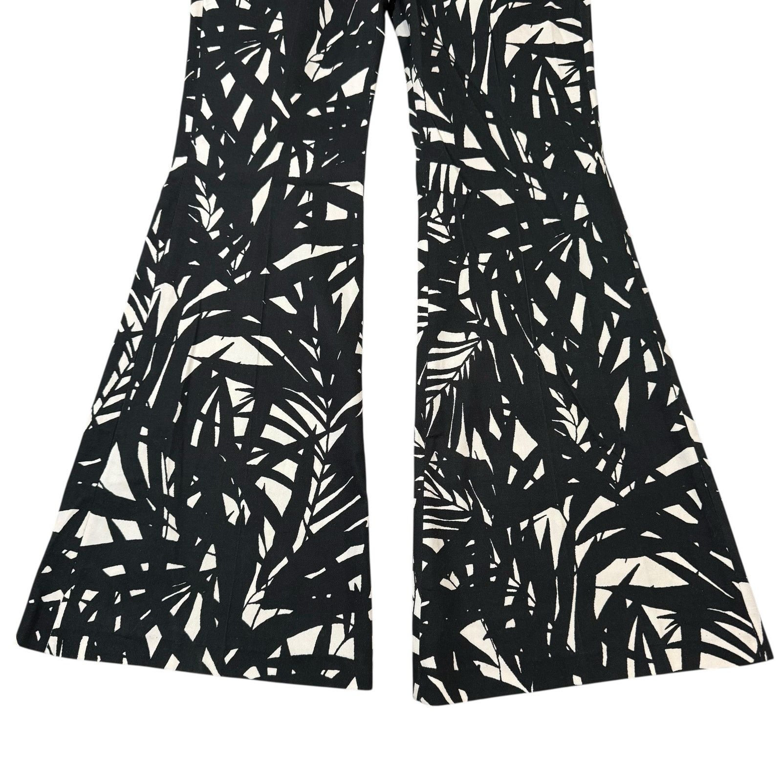 Other Nora Barth Flare Pants Statement Trouser Black White IT 44 Size 30" / US 8 / IT 44 - 7 Thumbnail