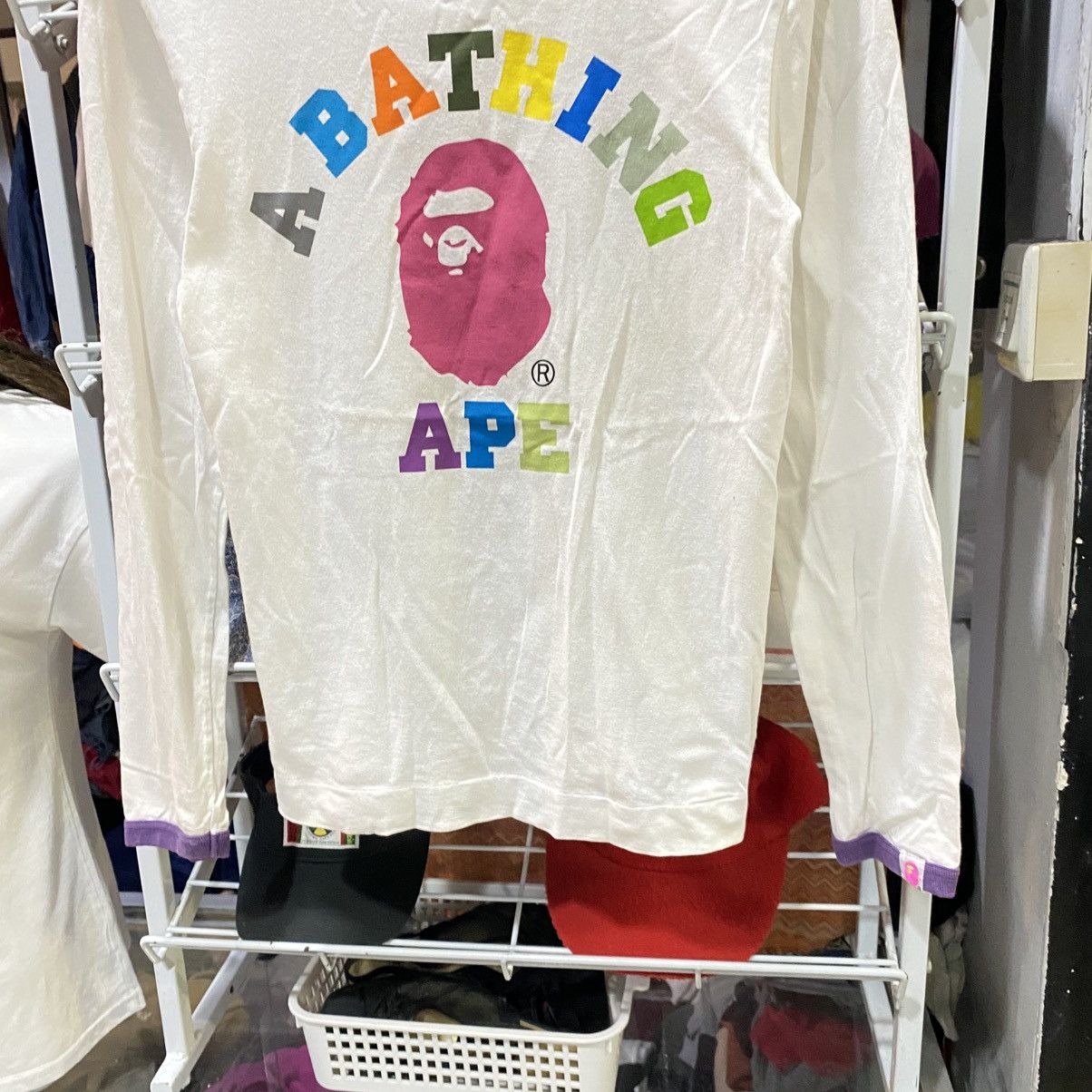 Bape Multi colour bape long sleeve Size US S / EU 44-46 / 1 - 4 Thumbnail