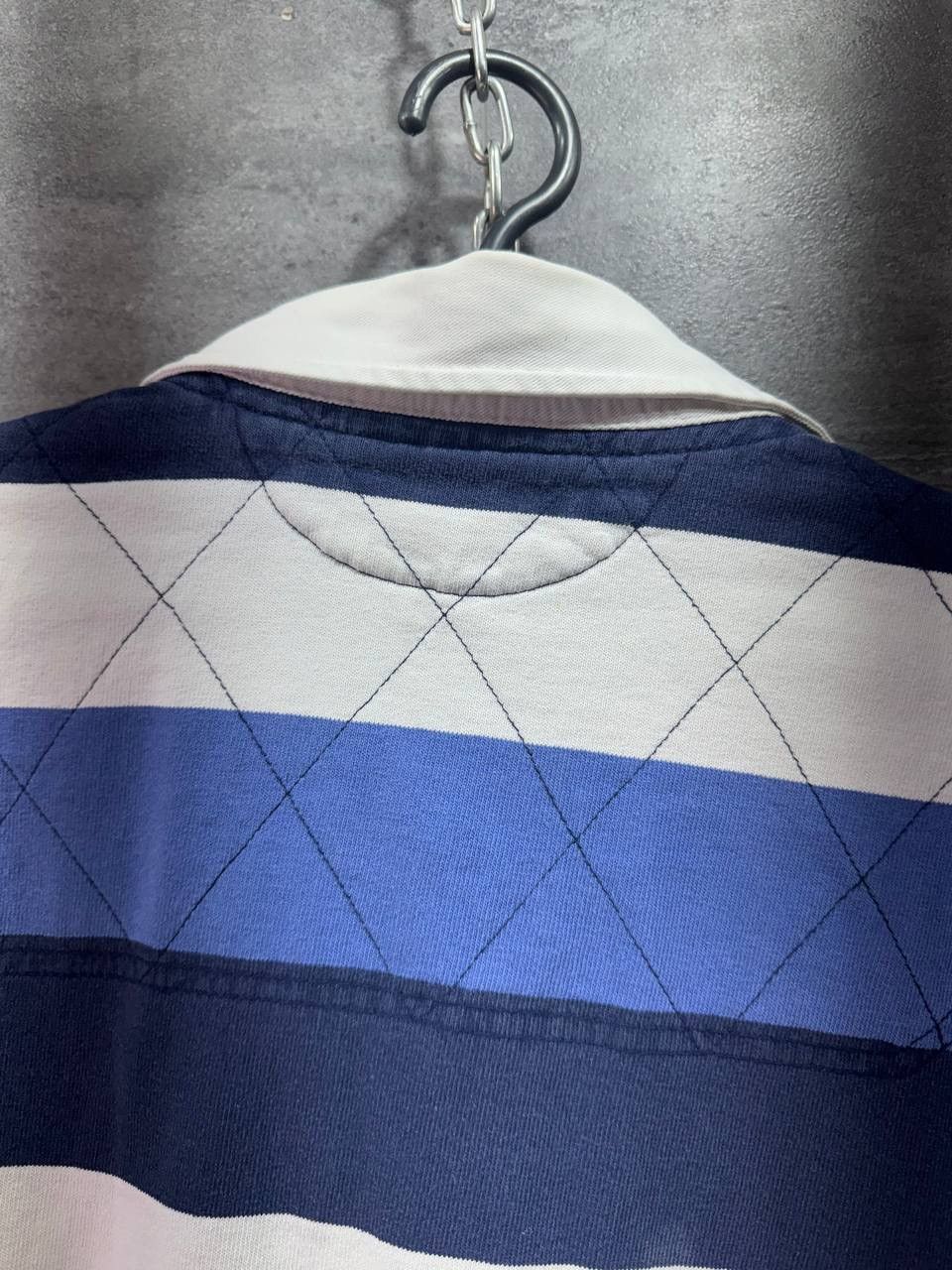 Vintage Polo Ralph Lauren Polo Striped Rugby Long Sleeve T-Shirt Size US XL / EU 56 / 4 - 16 Thumbnail