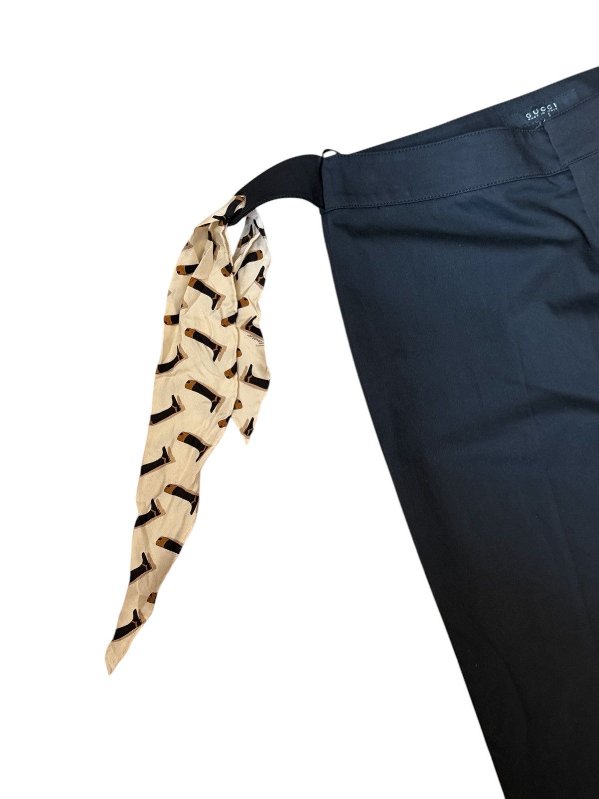 Gucci Gucci Silk Scarf Trousers Pants Size 27" / US 4 / IT 40 - 5 Thumbnail