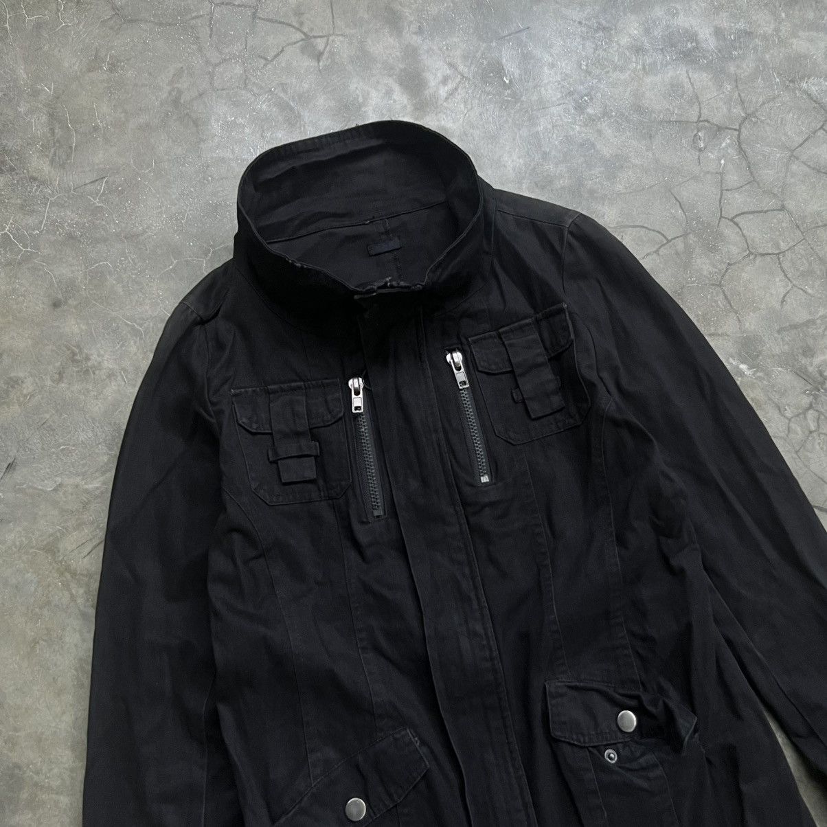 Le Grande Bleu (L.G.B.) 2000s RGC Vkei Style Japanese Zip Cargo Pocket Jacket Size US M / EU 48-50 / 2 - 4 Thumbnail