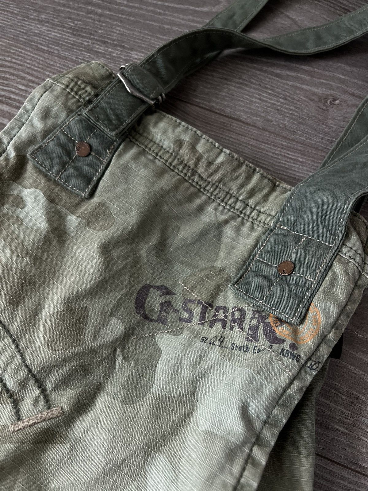 G-Star ‼️Vintage G Star Raw 2301 Military Army Combat Shoulders Bag‼️ Size ONE SIZE - 2 Thumbnail