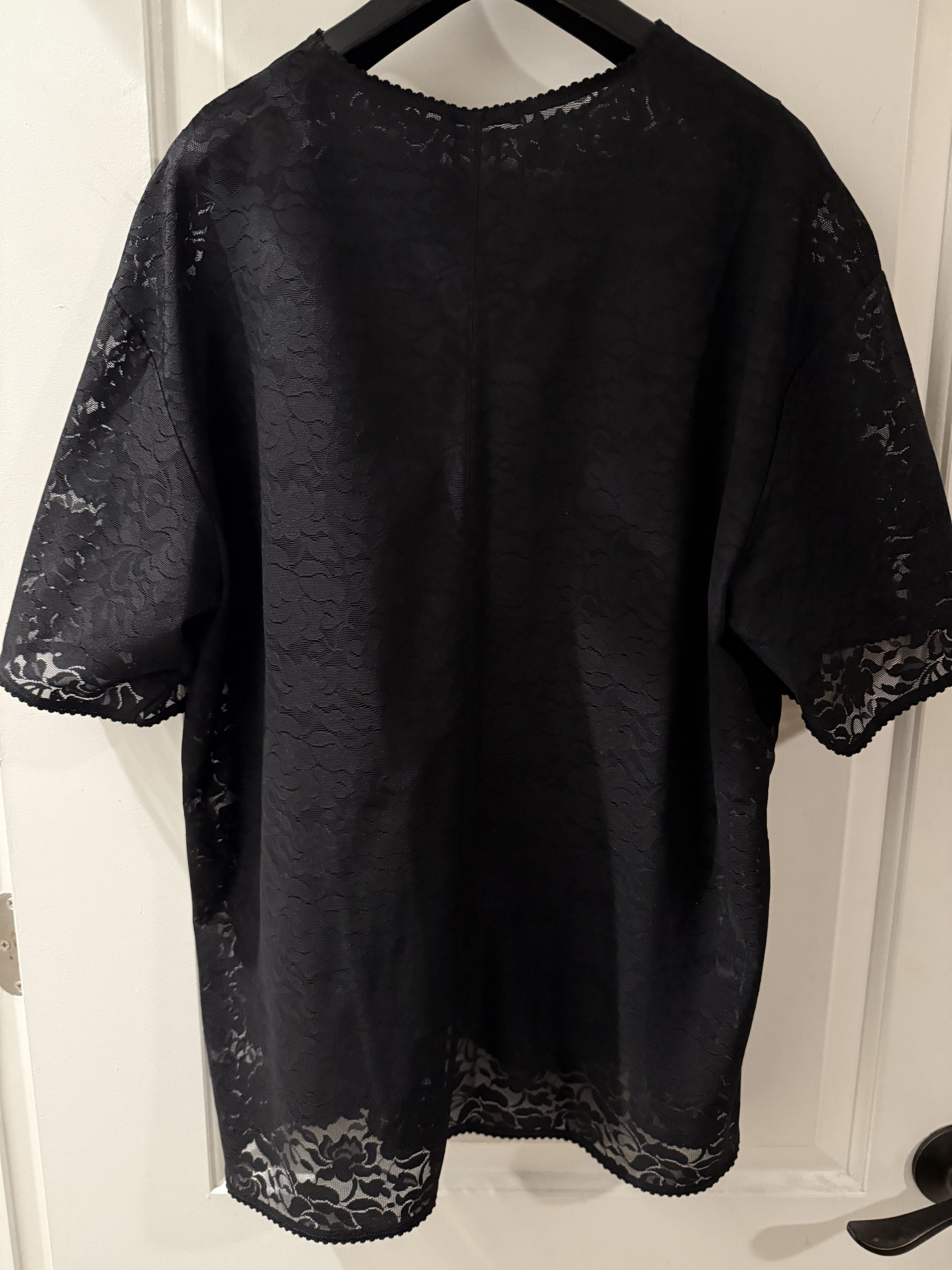 Other Birrot Black Rose Lace T-Shirt Size US M / EU 48-50 / 2 - 3 Thumbnail