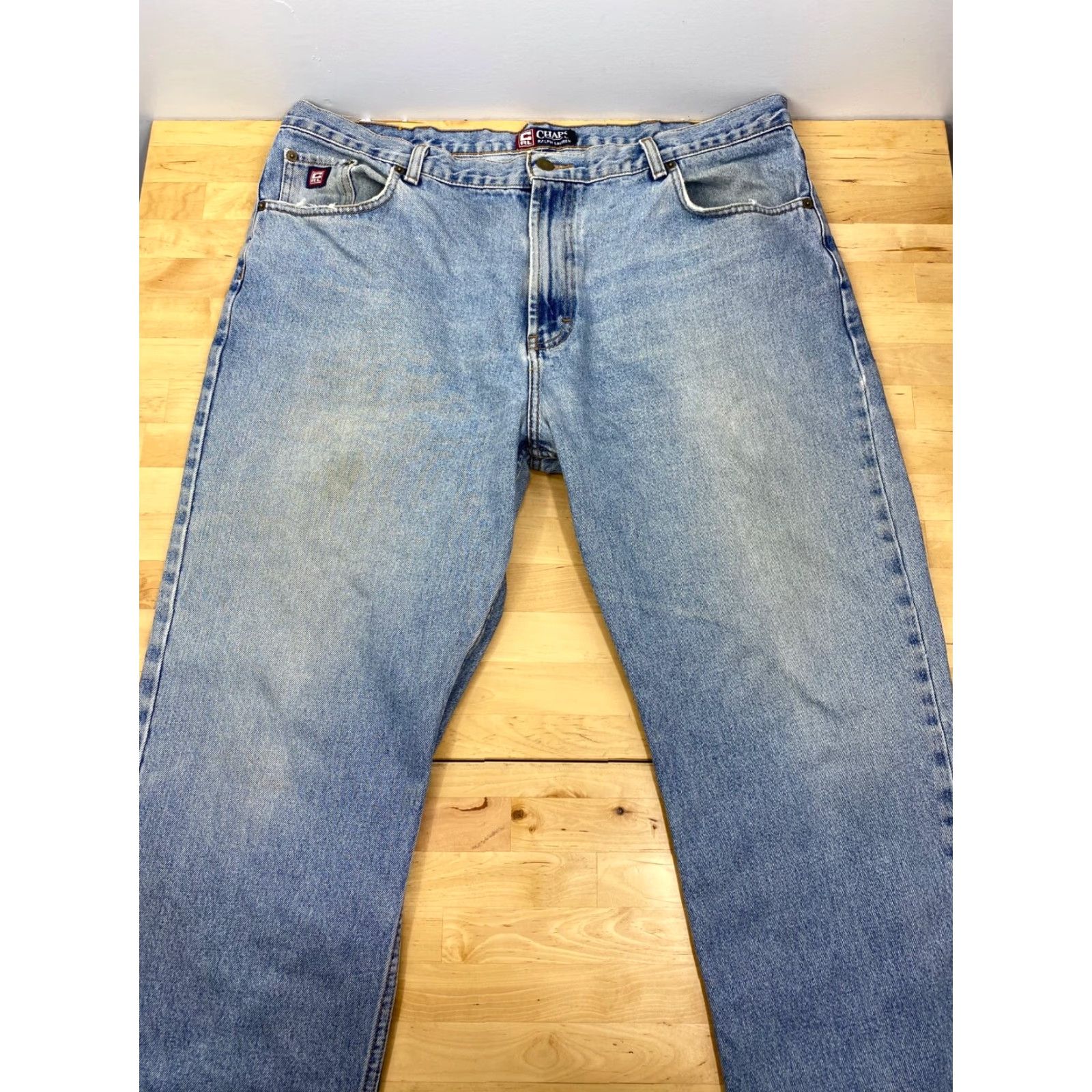 Chaps Chaps Ralph Lauren Denim Jeans Light Wash 40x32 #3482 Size US 40 / EU 56 - 2 Thumbnail