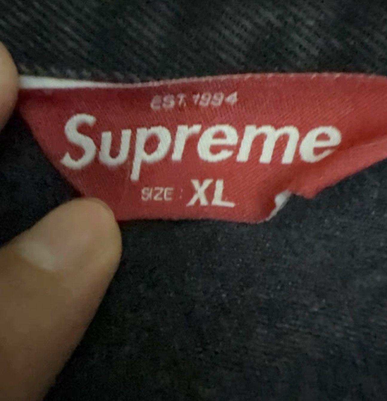 Supreme Supreme 17ss studded denim Trucker jacket black Size US M / EU 48-50 / 2 - 3 Thumbnail
