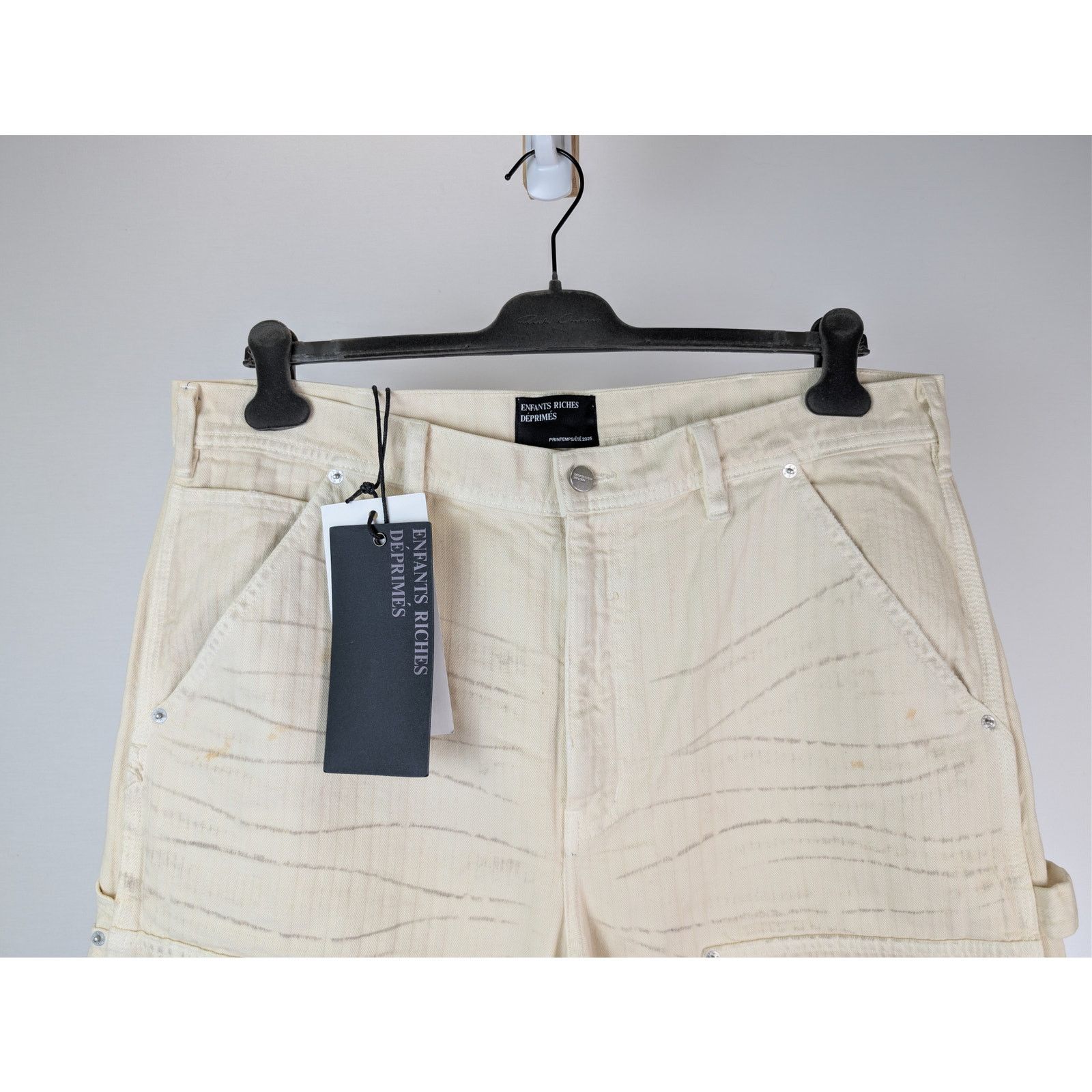Enfants Riches Deprimes o1rshd1 Double Knee Paint Pants in white Size US 38 / EU 54 - 3 Thumbnail