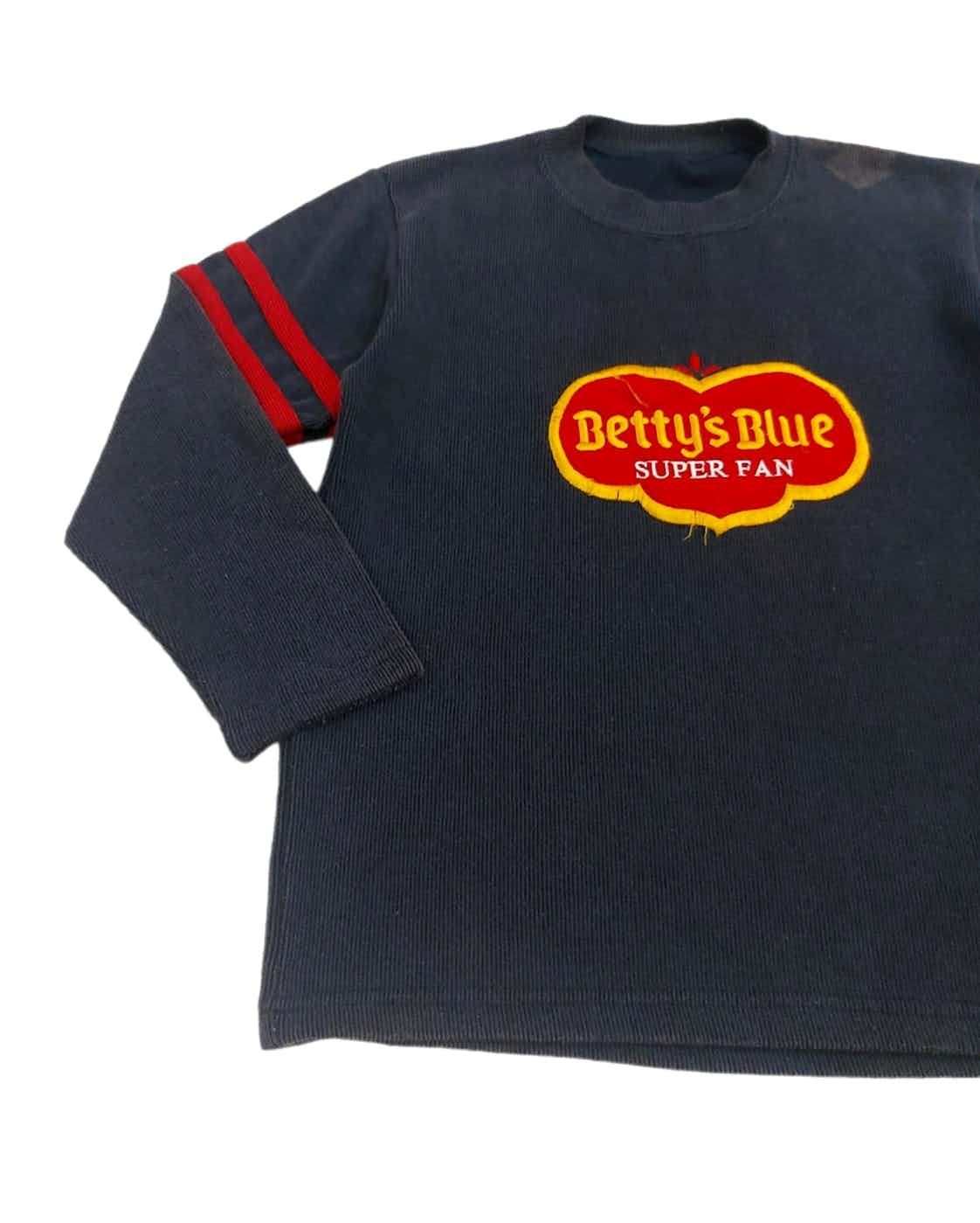 Kensho Abe Rare! Vintage Betty's Blue Kensho Abe Designer Big Spell Out Size M / US 6-8 / IT 42-44 - 3 Thumbnail