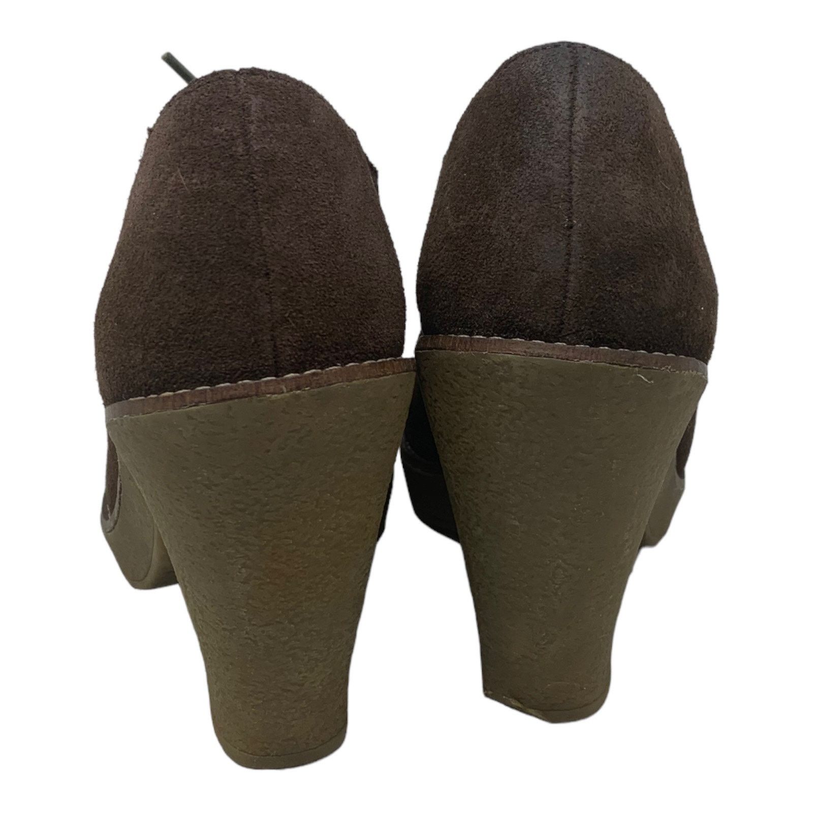 Sam Edelman Sam Edelman Suede Lace-Up High Heel Oxford Pump 7.5 M Size US 7.5 / IT 37.5 - 12 Thumbnail