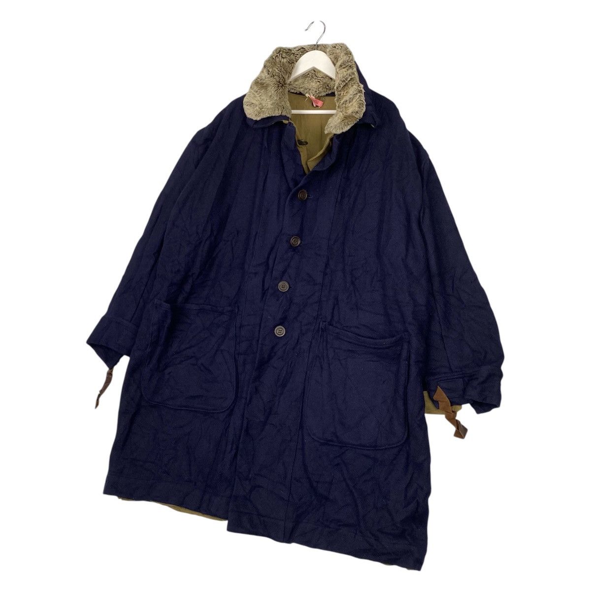 Vintage Vintage VITTORIO FORTI ITALY Designer Bomber Hunting Jacket Size US XXL / EU 58 / 5 - 4 Thumbnail