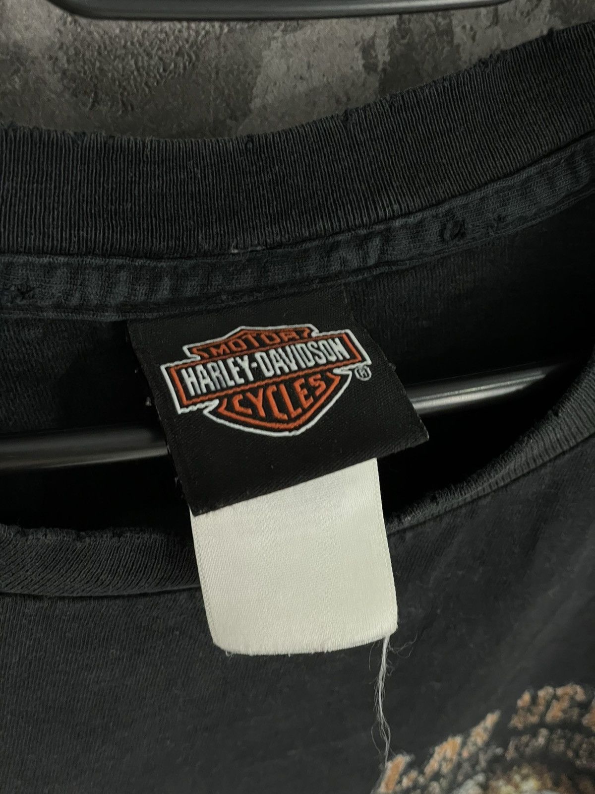 Harley Davidson × Vintage Vintage 90’s Faded Harley Davidson Las Vegas T Shirt Size US L / EU 52-54 / 3 - 11 Thumbnail