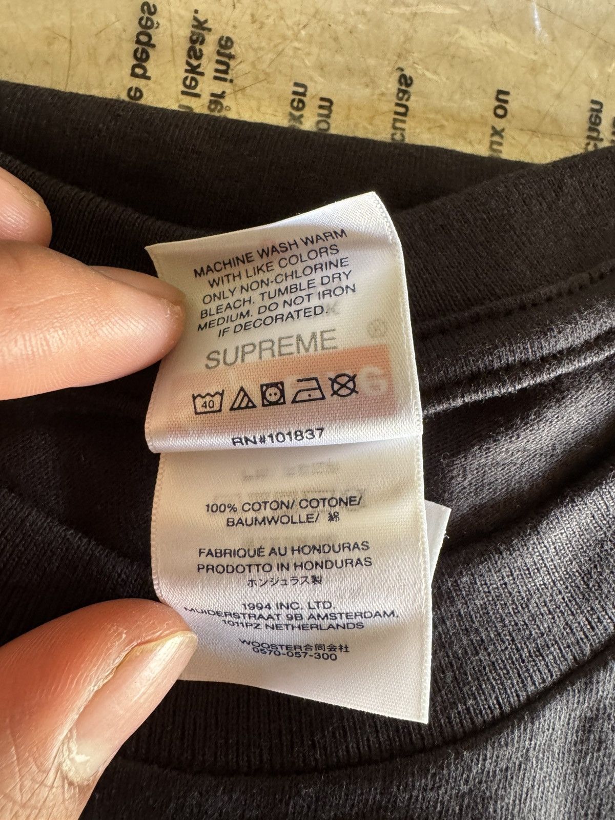 Supreme Supreme Origami Tee Size US S / EU 44-46 / 1 - 4 Thumbnail