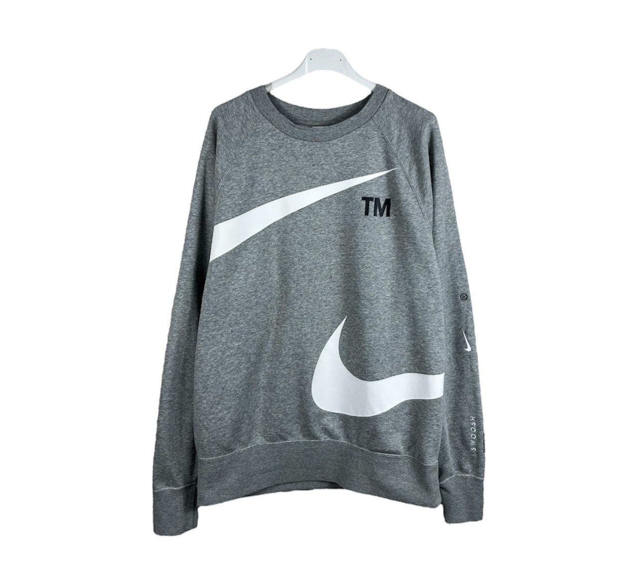 Nike Nike big swoosh rare drill wrap around logo y2k sweatshirt Size US M / EU 48-50 / 2 - 1 Thumbnail
