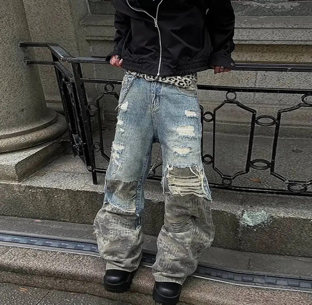 Japanese Brand × Vintage hip hop jeans Y2k Size US 32 / EU 48 - 2 Thumbnail
