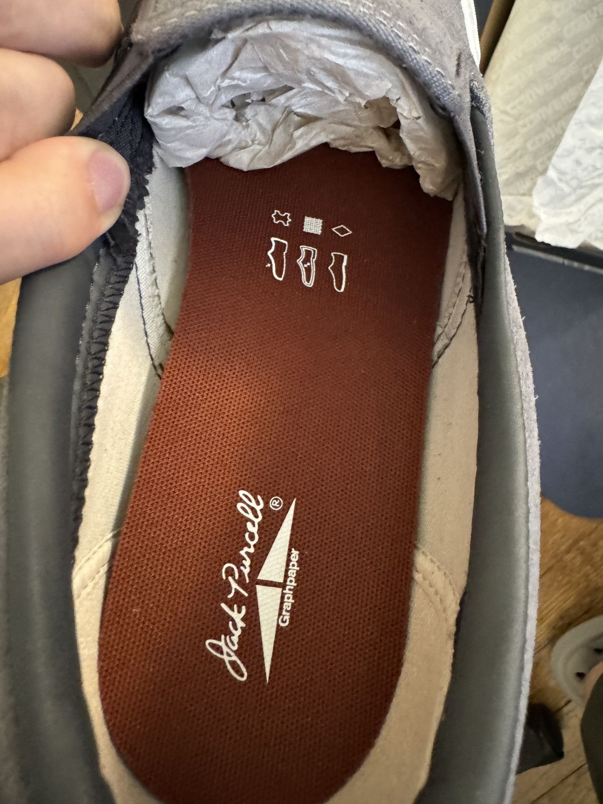 Converse × Graphpaper Graphpaper Jack Purcell SlipOn Size US 9 / EU 42 - 4 Thumbnail
