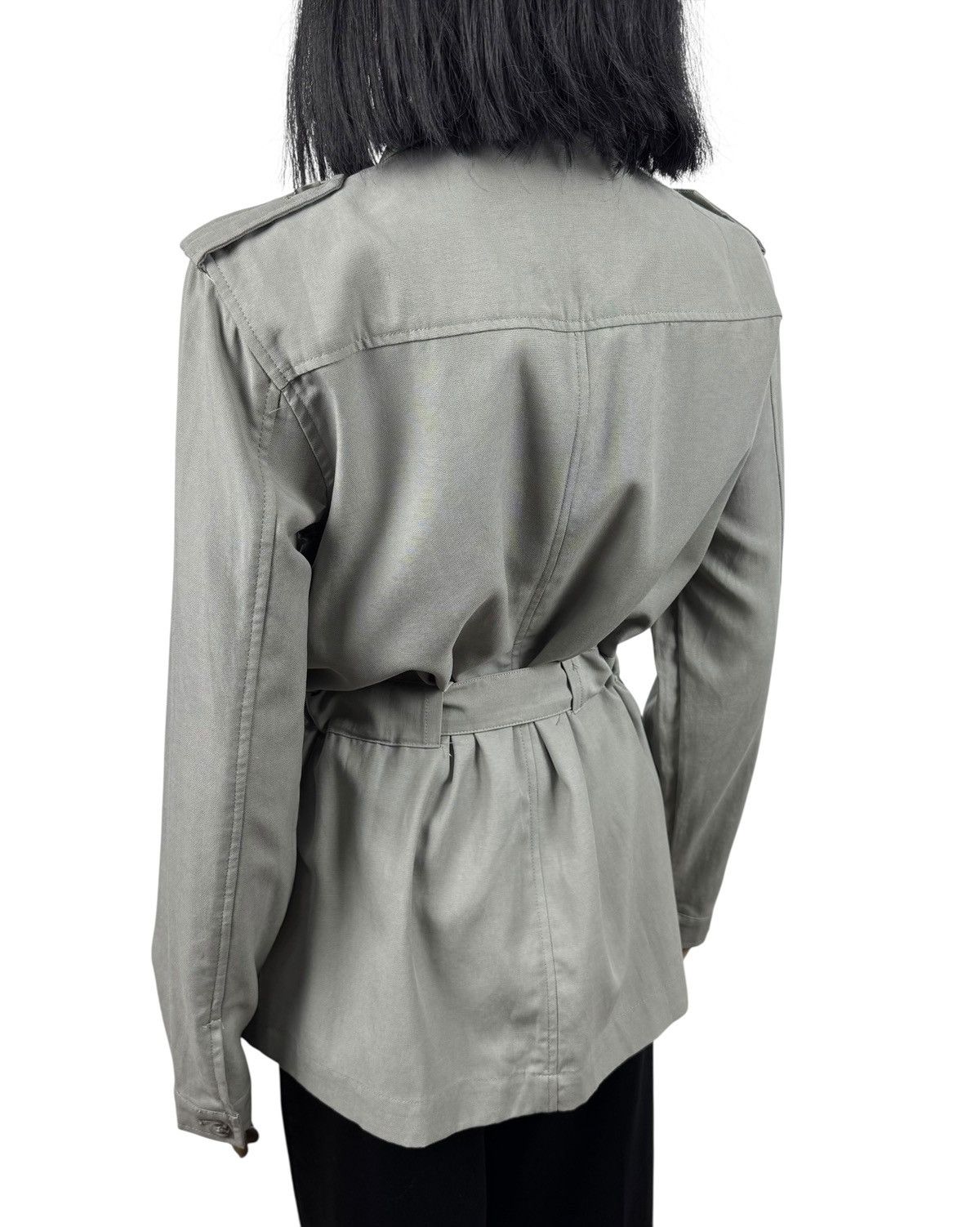 Threads 4 Thought Thought Field Belted Jacket Button Up Tencel Cotton size 38 Size M / US 6-8 / IT 42-44 - 8 Thumbnail