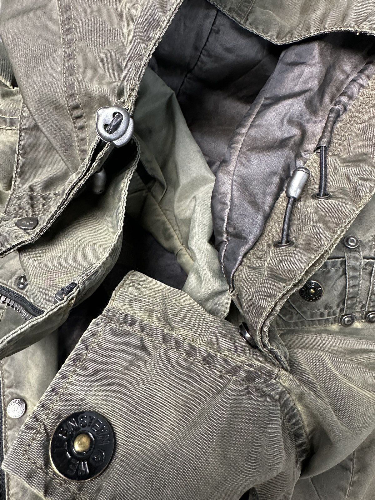 Wellensteyn WELLENSTEYN Retro Men’s Hooded Jacket Olive Field Coat Size US L / EU 52-54 / 3 - 13 Thumbnail