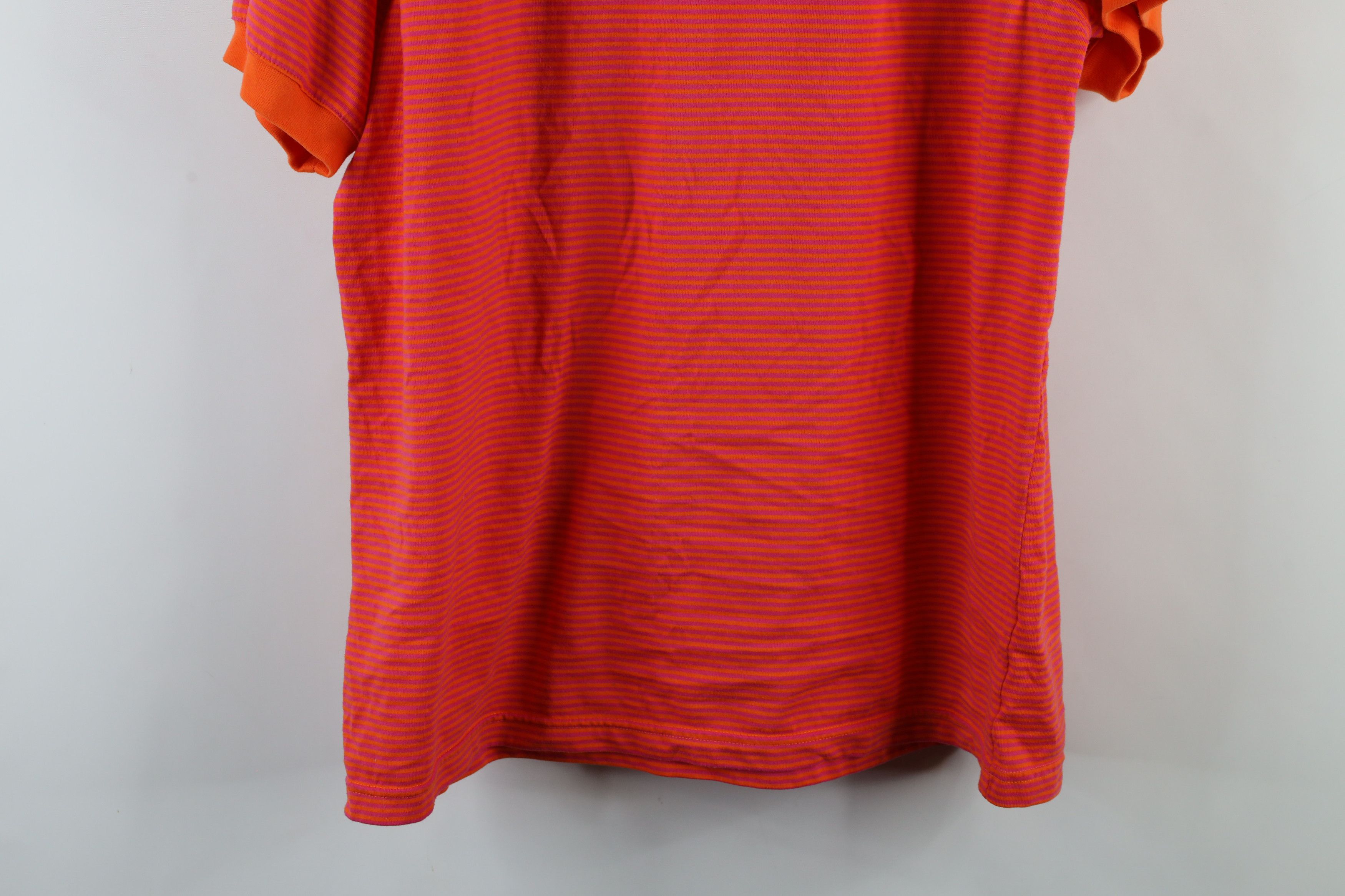 Vintage Vintage 90s Streetwear Striped Short Sleeve Ringer T-Shirt Size US L / EU 52-54 / 3 - 9 Thumbnail