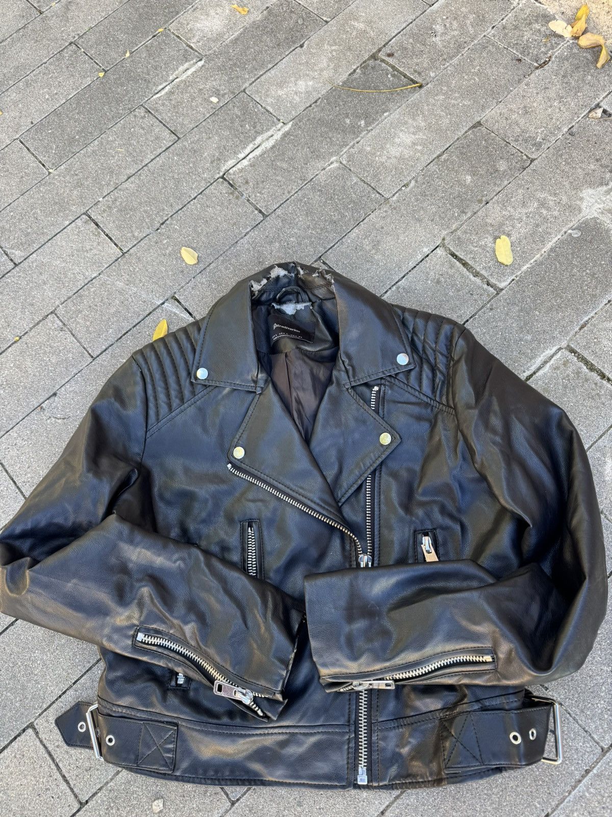Japanese Brand 00s Japanese Y2k Biker Distressed Jacket If9was6 LGB Style Size L / US 10 / IT 46 - 7 Thumbnail