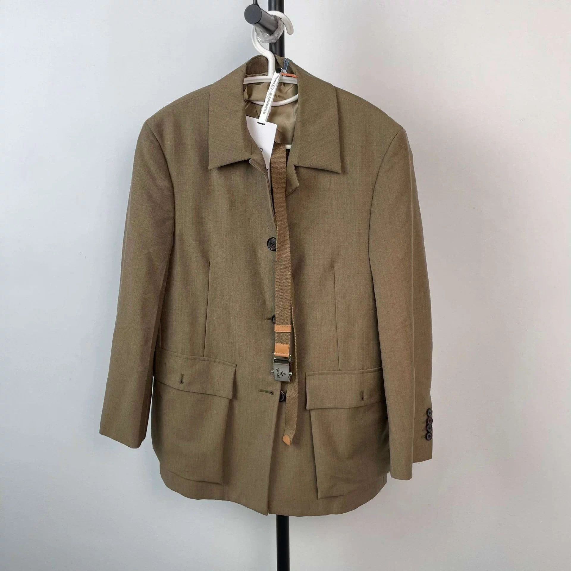 Prada Prada 23 Beige Trench Coat 36 Size XS / US 0-2 / IT 36-38 - 4 Thumbnail