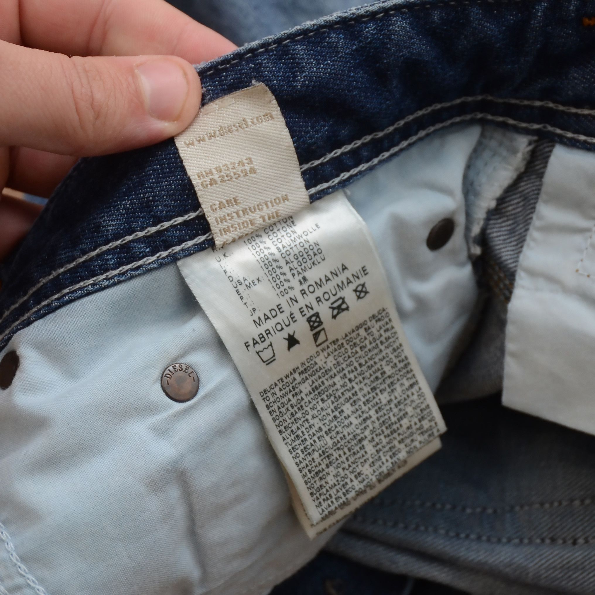 Diesel Diesel 3D Jeans Men W34 L30 Safado Straight Y2K Bootcut Size US 34 / EU 50 - 20 Thumbnail