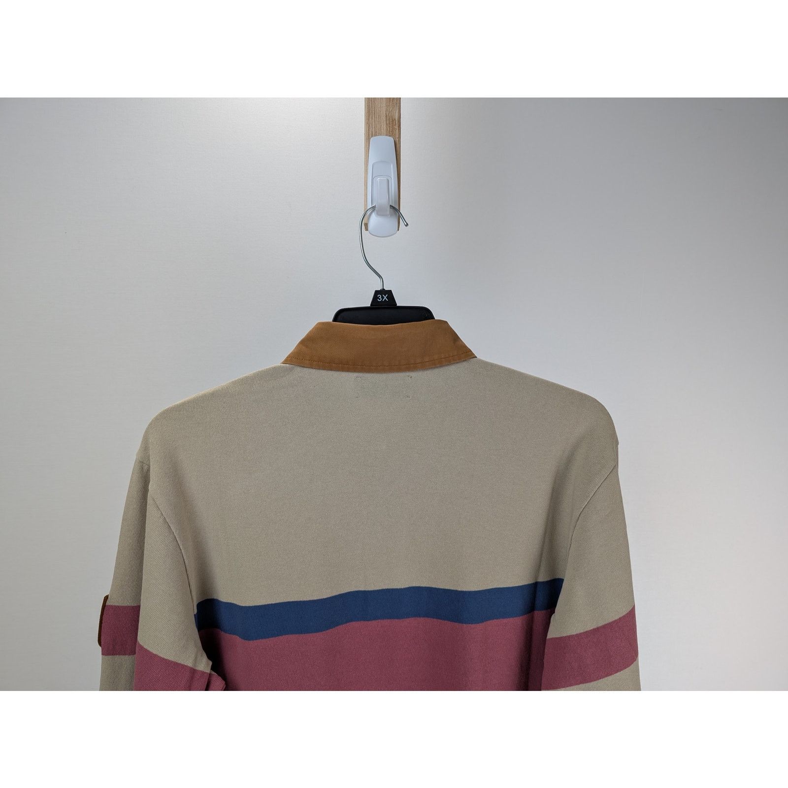 Aime Leon Dore × New Balance o1rshd1 NB Rainiery Rugby Polo Shirt in Brown Size US M / EU 48-50 / 2 - 9 Thumbnail