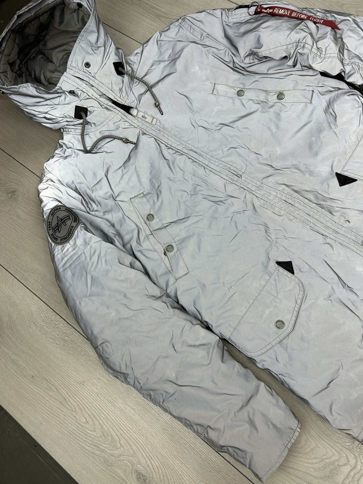 Alpha Industries Alpha Industrial Reflective Parka Jacket size S - M Size US S / EU 44-46 / 1 - 4 Thumbnail