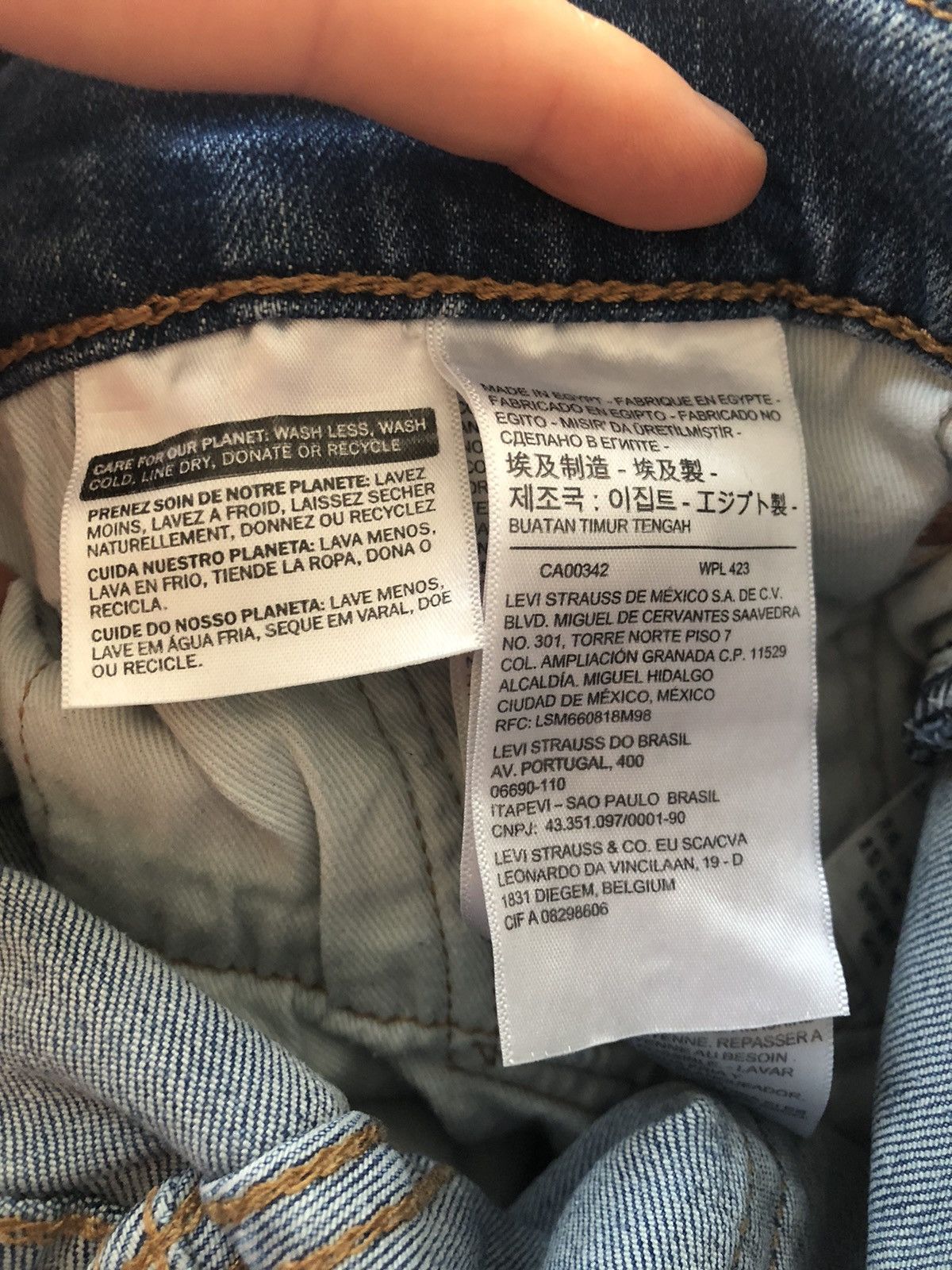 Levi's LEVI’S STRAUSS 511 CLASSIC VINTAGE DENIM JEANS PANTS Size US 32 / EU 48 - 7 Thumbnail