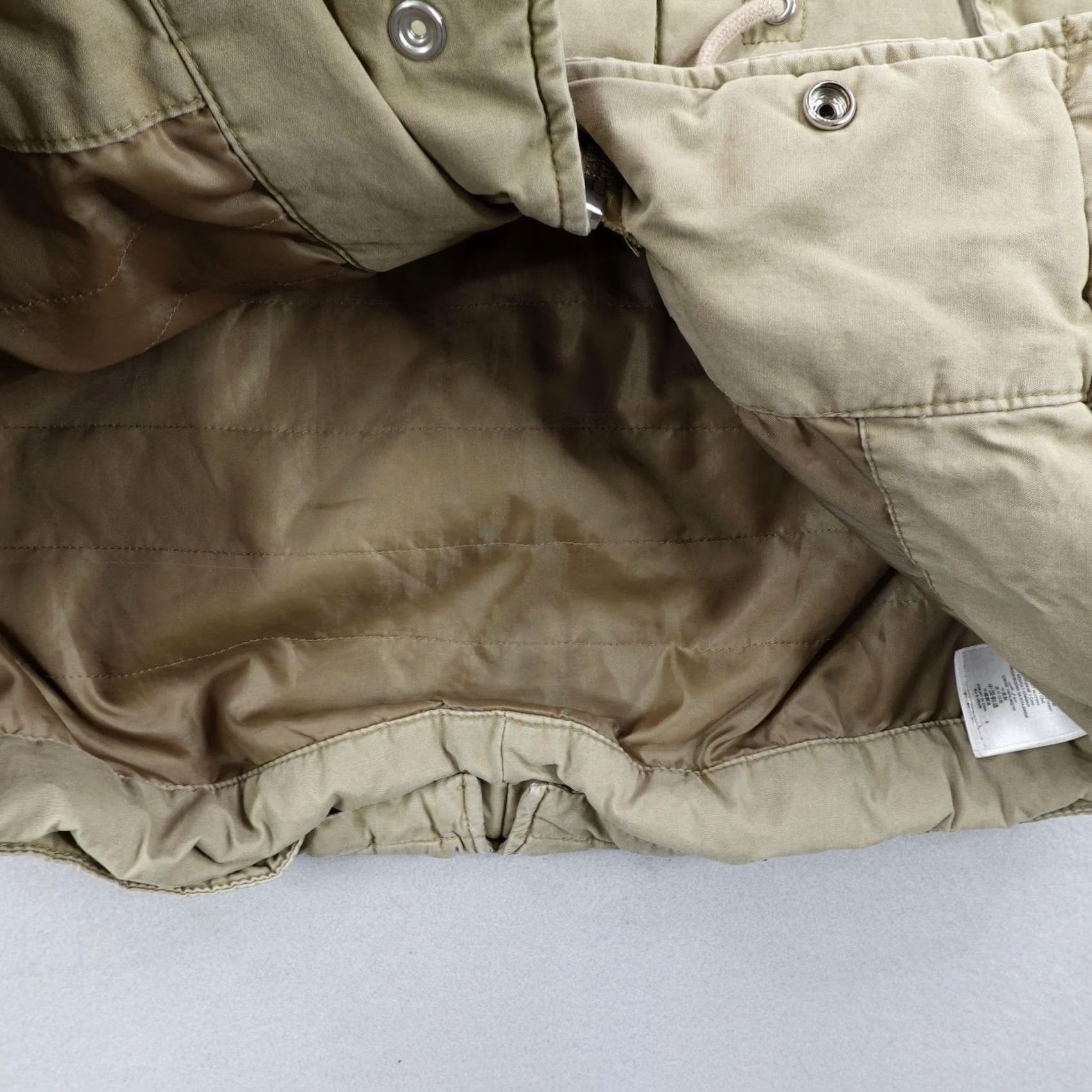 Quiksilver Quiksilver Jacket Mens Medium Beige Tan Sherpa Fleece Lined Parka Field Coat Size US M / EU 48-50 / 2 - 5 Thumbnail