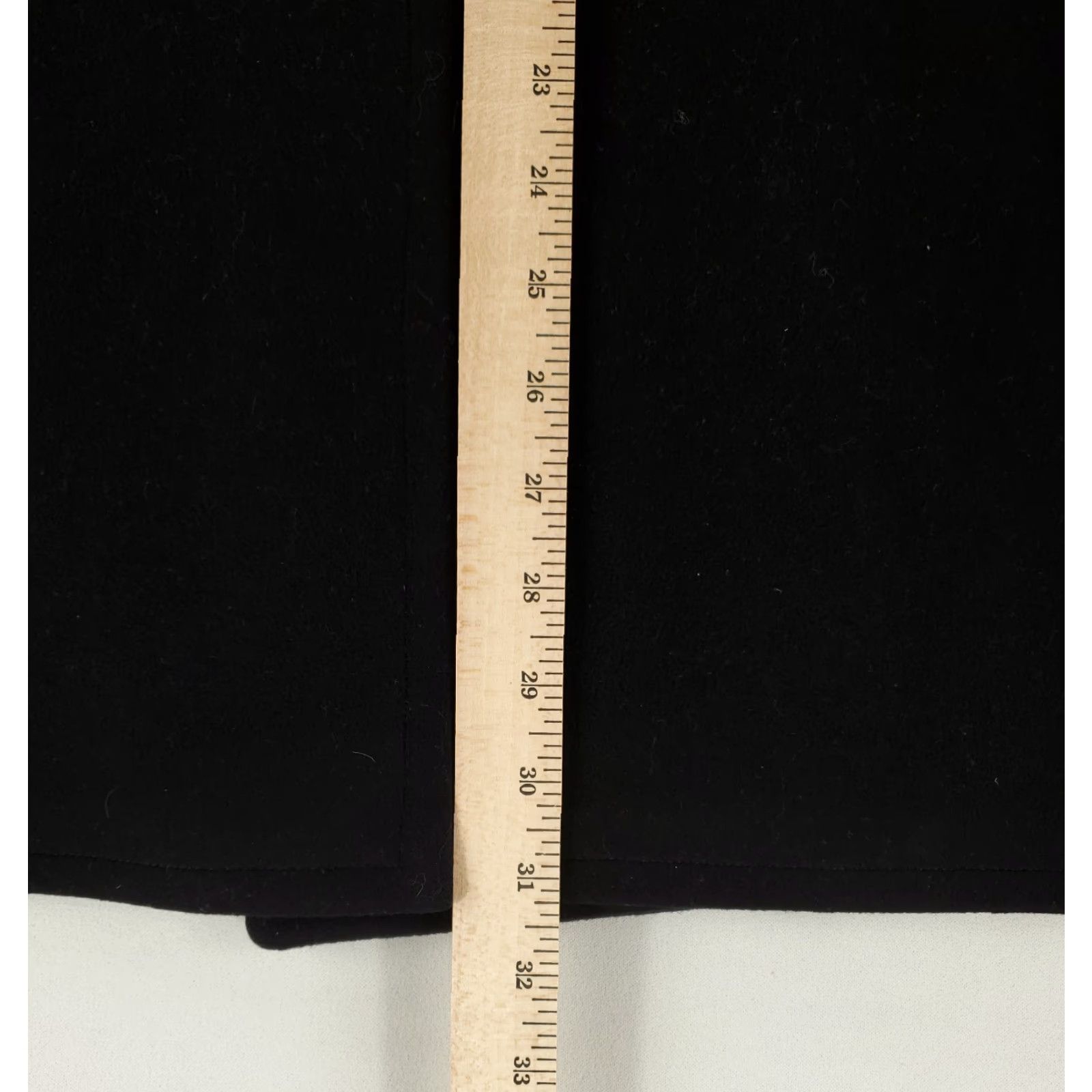 Doublet VINTAGE US Navy Peacoat Mens 36 Reg Black Double Breasted 100% Wool Kersey 70s Coat Size US XXS / EU 40 - 6 Thumbnail