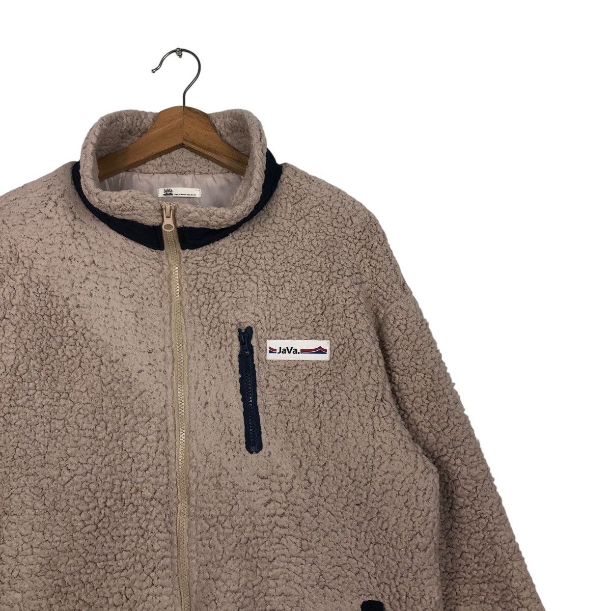 Japanese Brand × Vintage 📌Vintage Fleece Bomber Jacket Dip Pile Java Size US M / EU 48-50 / 2 - 7 Thumbnail