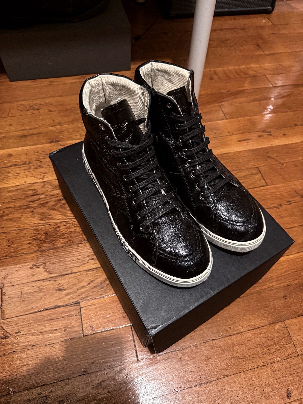 Saint Laurent Paris 17FW Joe “BAD LIEUTENANT” Sneakers Sz43 | Grailed